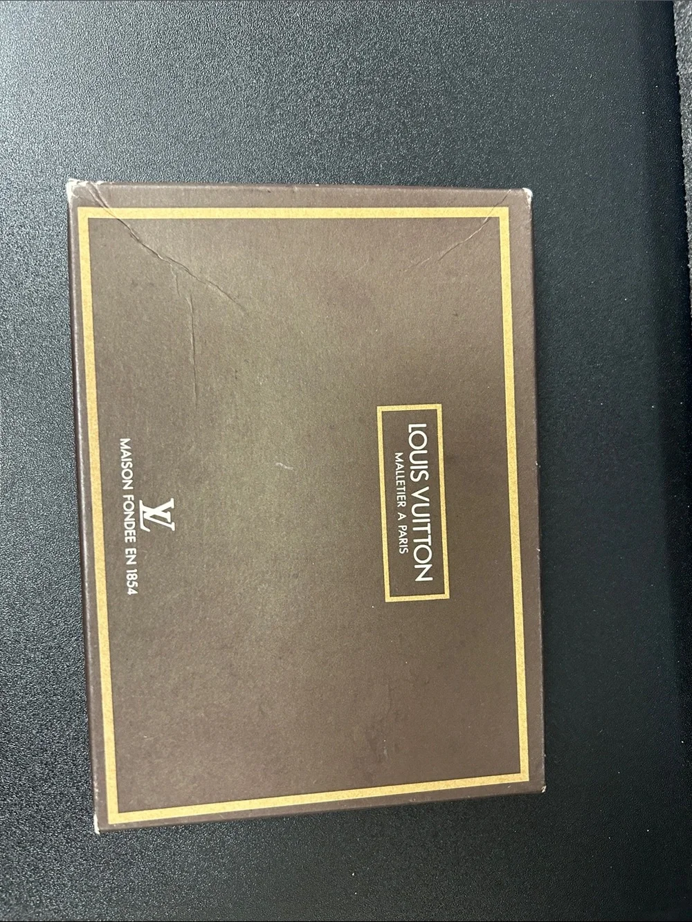 Louis Vuitton Brown Leather Card & Key Holder